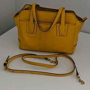 Coach crossbody bag in yellow